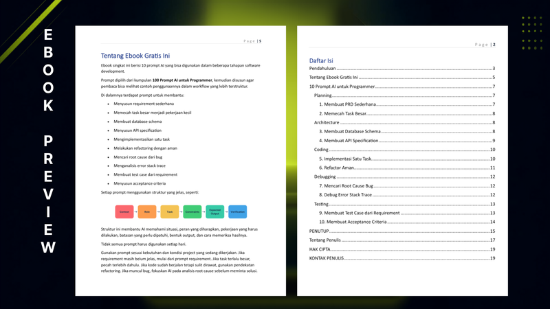 Image 0 for Daftar Isi & Sample Ebook