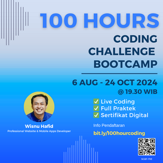 image for 100 Hours Coding Challenge Bootcamp button