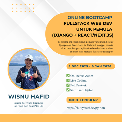 image for Fullstack Web Dev Python + React/Next.js button