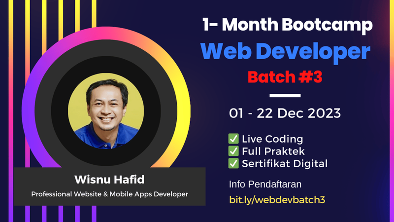 Highlight image 1 for Bootcamp Web Developer Batch #3