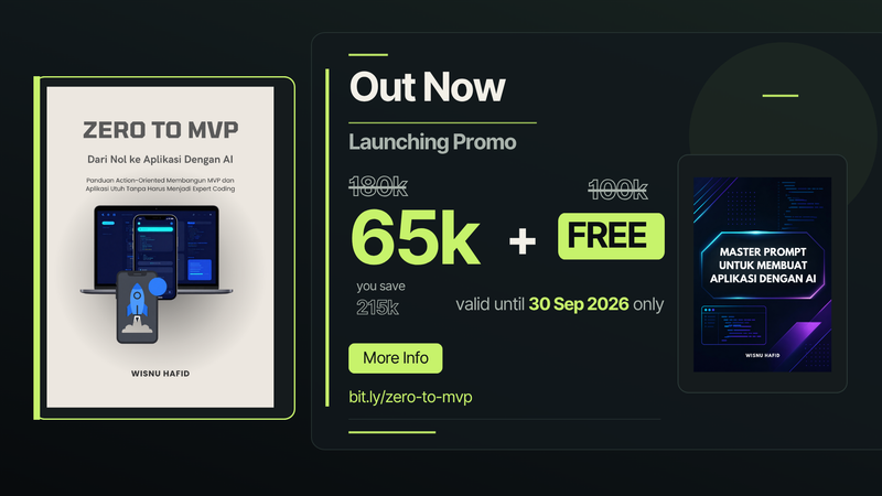 Highlight image for Zero to MVP: Dari Nol ke Aplikasi dengan AI