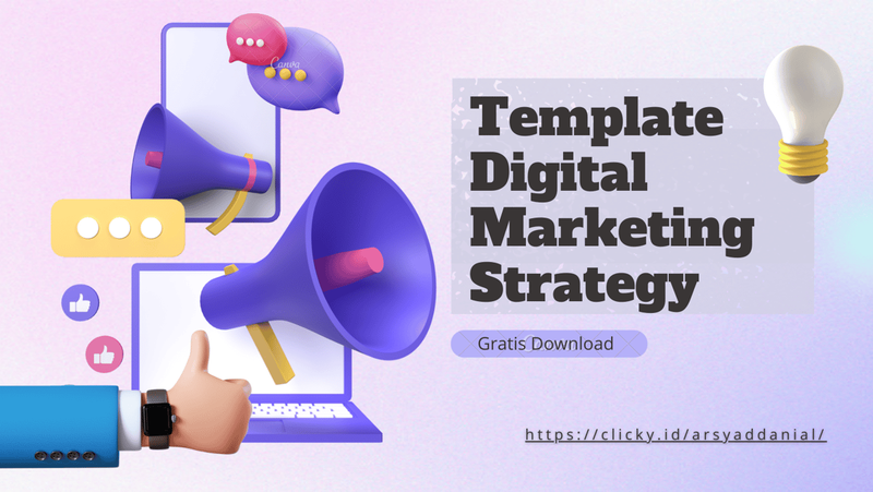 Highlight image for Digital Marketing Strategy Template