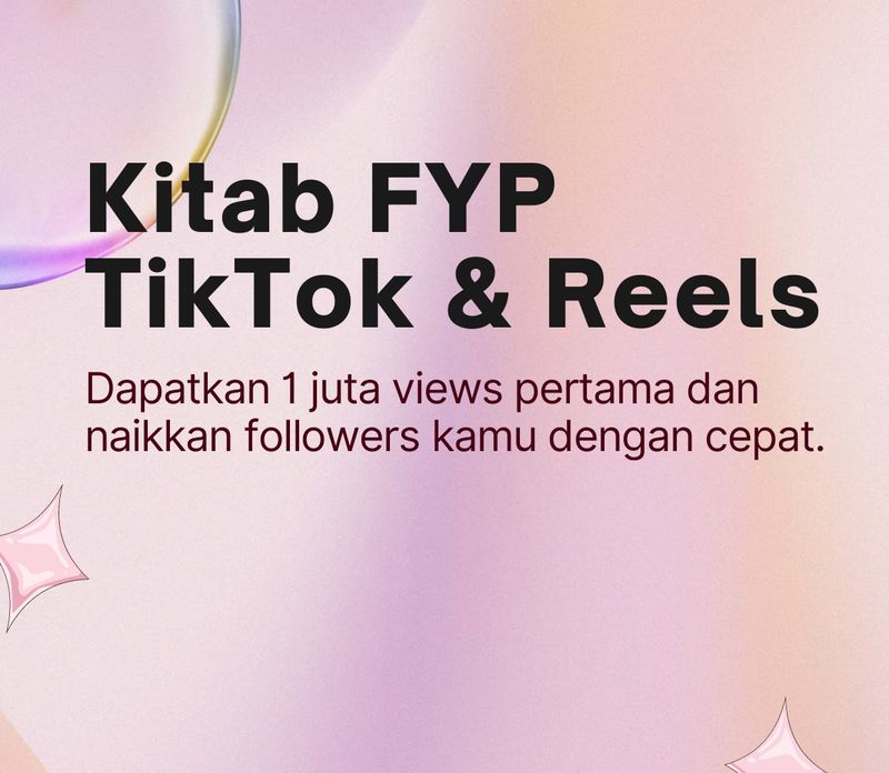 Highlight image for Kitab FYP Tiktok dan Reels