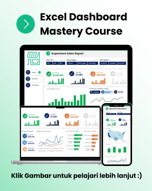 Image for Excel Dashboard Course
