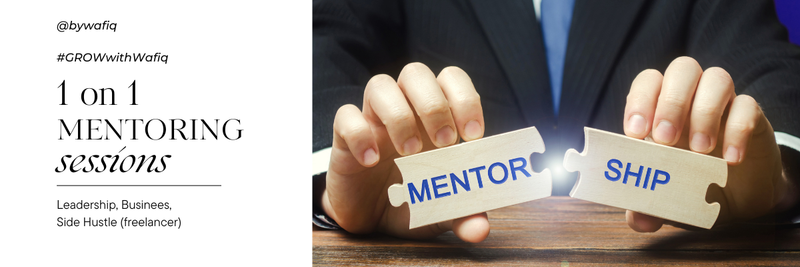 Highlight image for Mentoring 1 on 1 untuk Kepemimpinan, Bisnis dan Freelancing bagi siapapun yang ingin GROW (bertumbuh).
