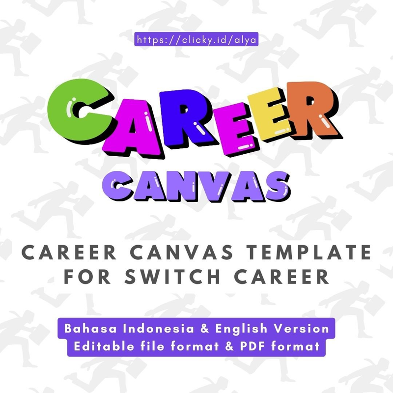Highlight image for FREE Career Canvas Template for Fresh Graduate / Career Switcher