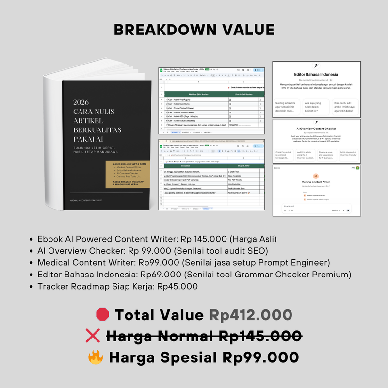 Harga Segitu Dapat Apa Saja?