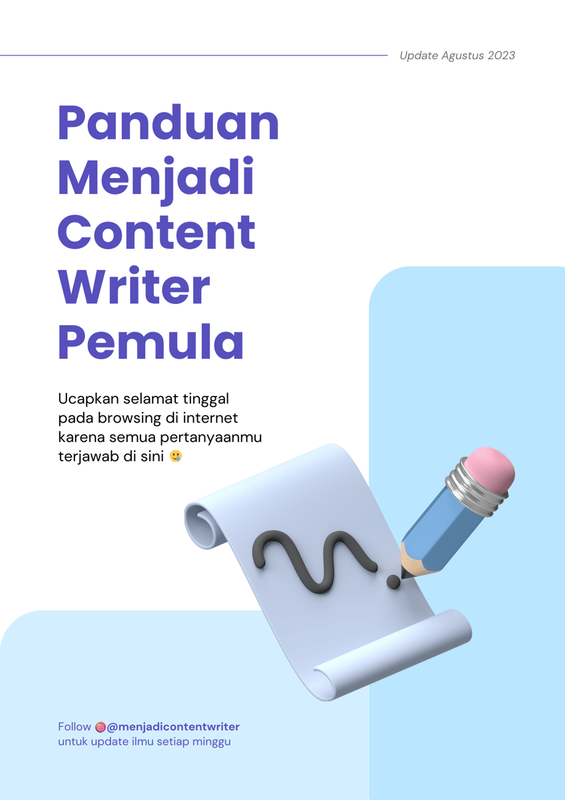 Highlight image 1 for [Free E-Book] Panduan Jadi Content Writer