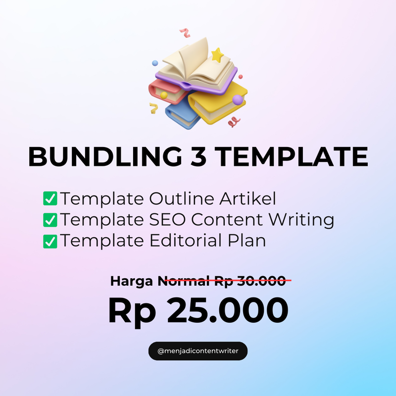 [Only 25K] Bundling ALL Template 📚