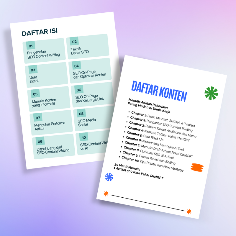 Highlight image 2 for [Bundling] Menulis Artikel SEO + ChatGPT