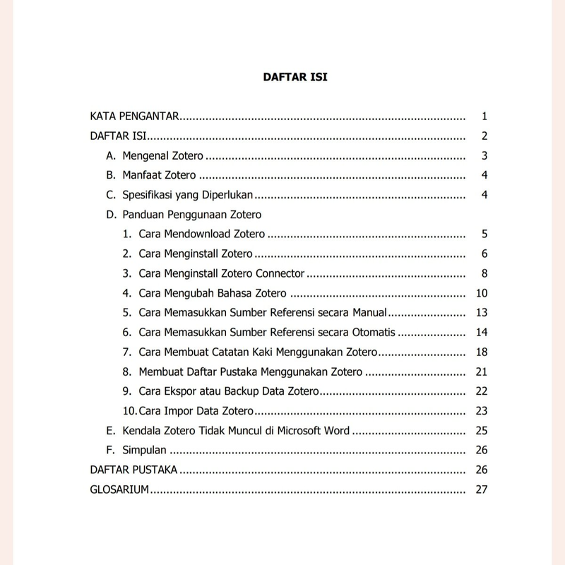 Highlight image 4 for Paket Komplit - Ebook Zotero dua Bahasa + Video Tutorial