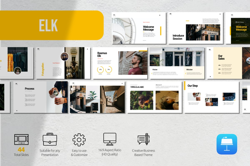 Highlight image for Elk Minimalist Presentation Template Keynote