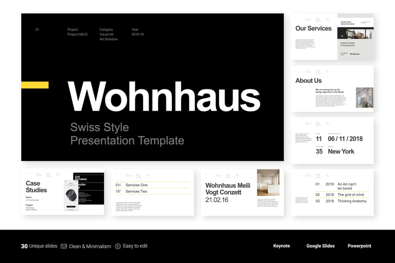 Highlight image for Wohnhaus — Swiss Style Presentation Template