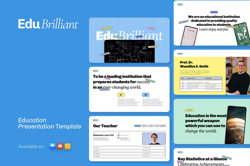 Highlight image for Edu Brilliant — Education Presentation Templates 