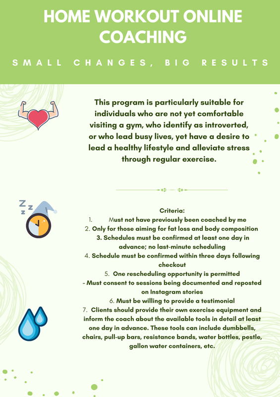 Highlight image for Free 1x Session Homeworkout online Coaching