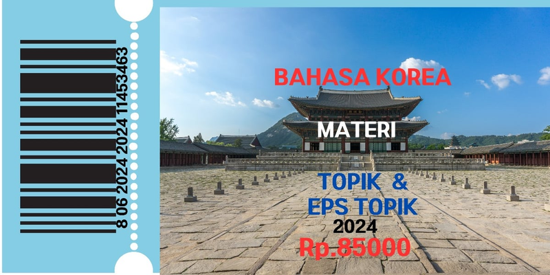 Highlight image for BUKU BAHASA KOREA TOPIK & EPS TOPIK  E-BOOK + AUDIO (BUNDLING)