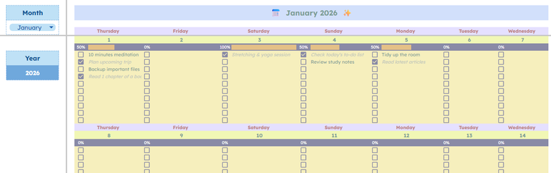Highlight image for To Do List Tracking (Weekly & Monthly)