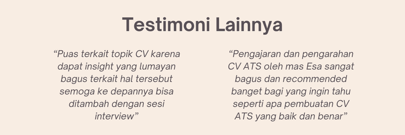 Highlight image for Rekaman - Cara Bikin CV ATS [Practical]