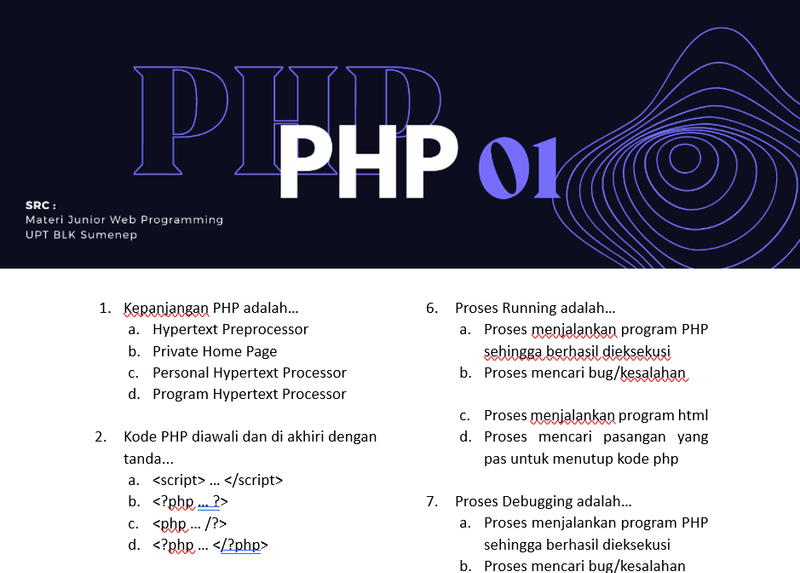 Highlight image 2 for 200+ Soal Latihan Junior Web Programming