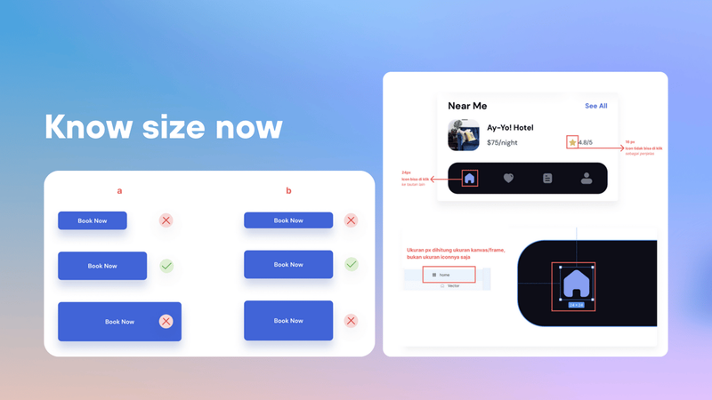 Highlight image 3 for [FREE] Size in Mobile App UI Design