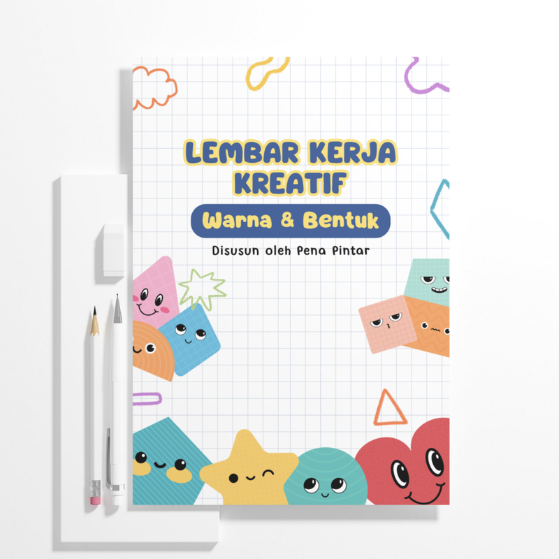 Highlight image 2 for [PDF Usia 1-3 Tahun] Worksheet Bentuk dan Warna Lembar Kerja Anak