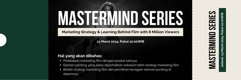 Highlight image for [Recorded Session] Mastermind Series - Marketing Strategy & Learning Behind Film with 8 Million Viewers