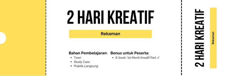 Highlight image for [Recorded Session] 2 Hari Kreatif bersama Rza Kumar & Ryan Nira