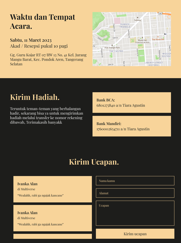 Highlight image 3 for Website Undangan Digital