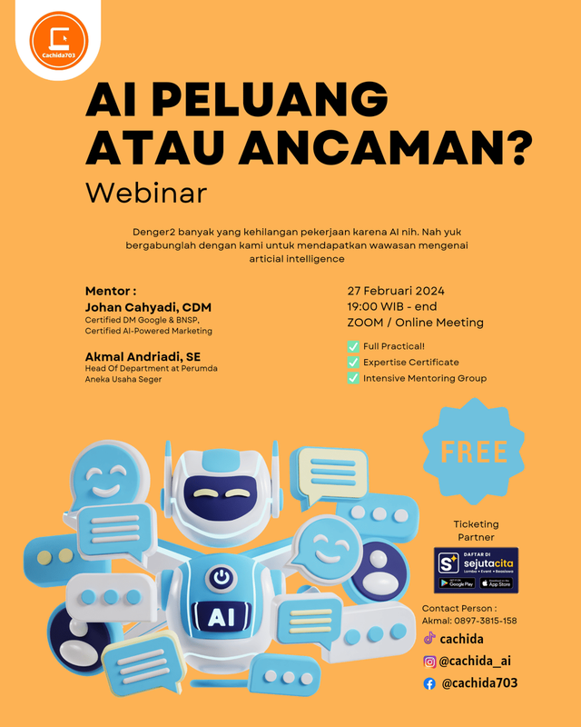 Highlight image for AI Peluang atau Ancaman - Webinar