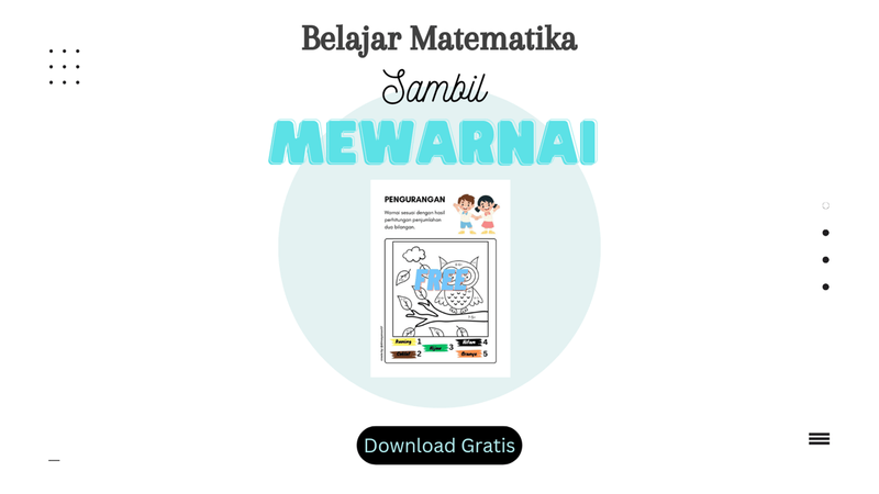 Highlight image for [FREE] Belajar Pengurangan Sambil Mewarnai Untuk Anak