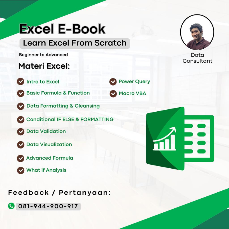 Highlight image 1 for E-Book Learn Ms.Excel From Scratch - Beginner to Advanced