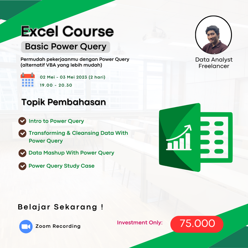 Highlight image 1 for Belajar Power Query: Fitur Excel Yang Sangat Powerful !