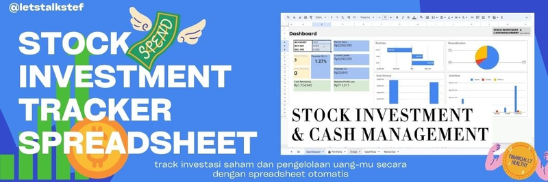 Highlight image 1 for Stock Investment Tracker + Cash Management Spreadsheet