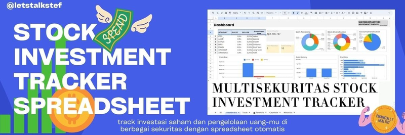 Highlight image for Multisekuritas Stock Investment Tracker + Cash Management (SAHAM INDONESIA)