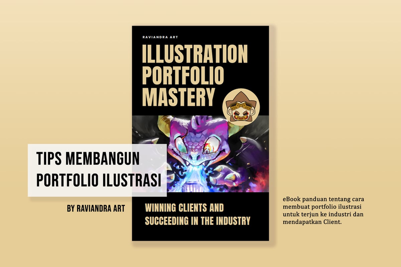 Highlight image for ILLUSTRATION PORTFOLIO MASTERY by Raviandra Art
