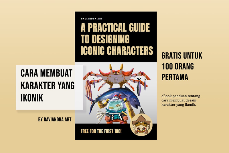Highlight image 1 for Designing  Iconic Characters by Raviandra Art