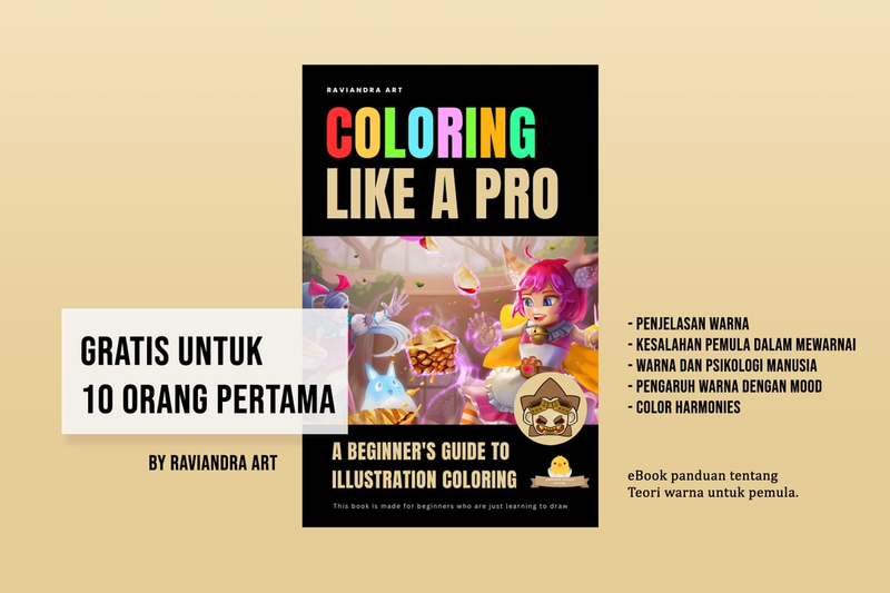 Highlight image for COLORING LIKE A PRO by Raviandra Art