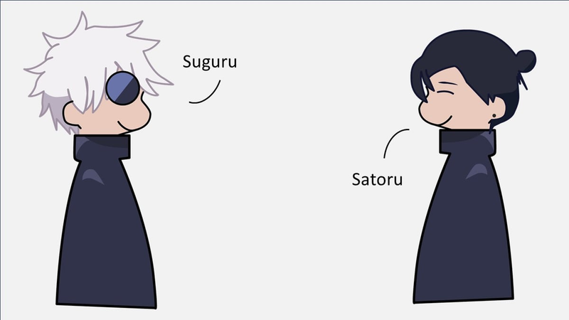 Highlight image 2 for [FREE] Illustrasi Gojo Satoru & Geto Suguru