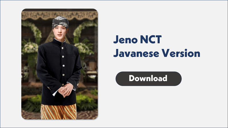 Highlight image for Jeno NCT Javanese Version (Photo Manipulation)