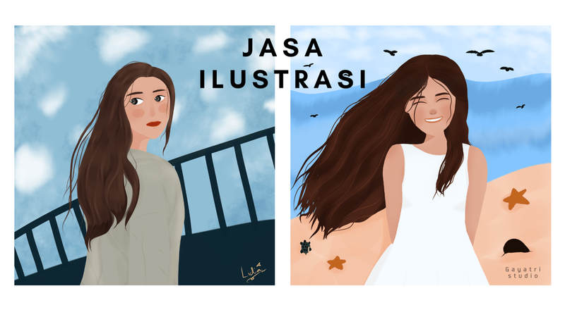 Highlight image for Jasa ilustrasi wajah (half body)