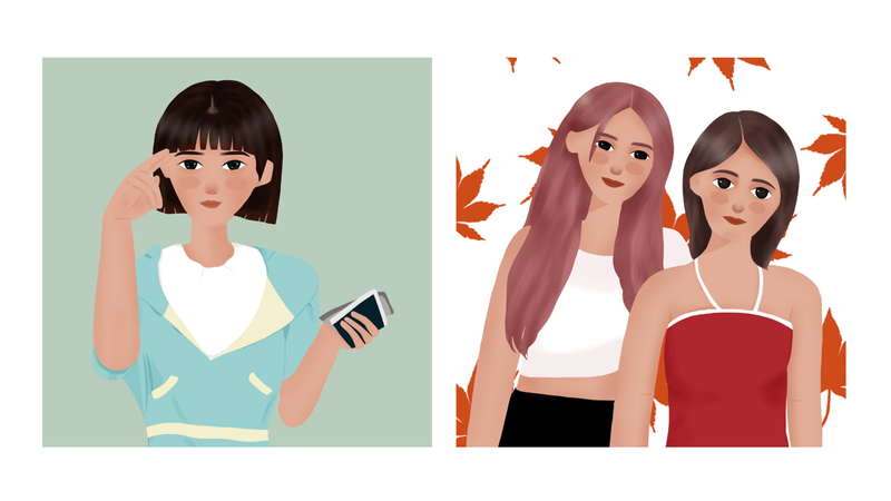 Highlight image for Jasa ilustrasi wajah (half body)