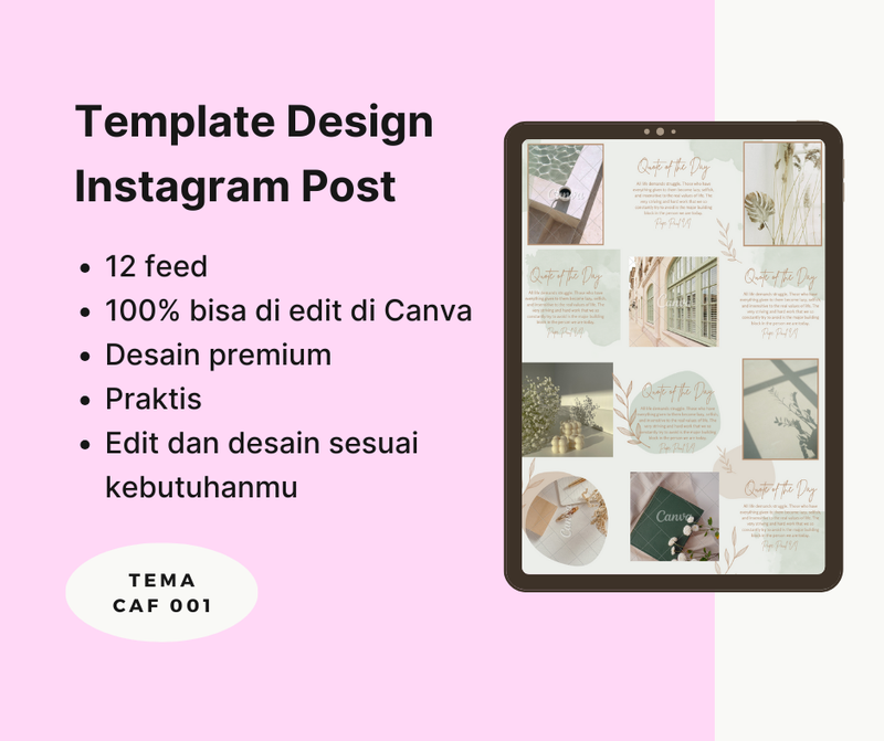 Highlight image for Template Desain Feed Instagram