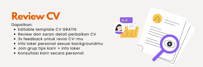 Highlight image 2 for Review CV untuk Masuk Kerja