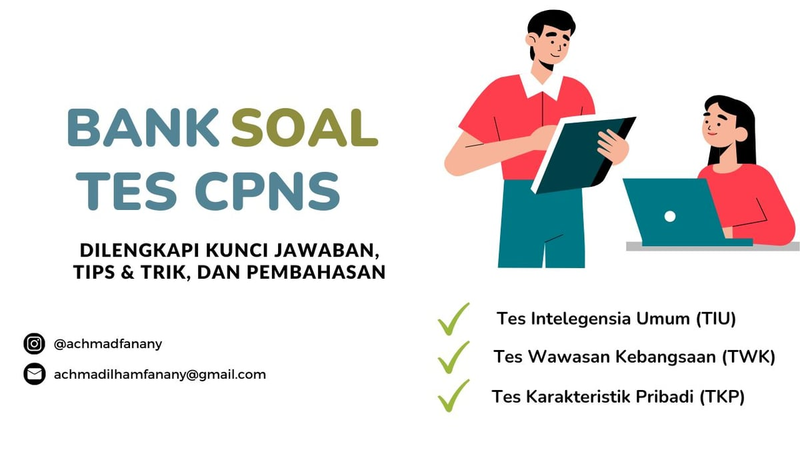 Highlight image for [DISC 30%] Bank Soal Tes CPNS (Dilengkapi Kunci Jawaban, Tips & Trik, dan Pembahasan)