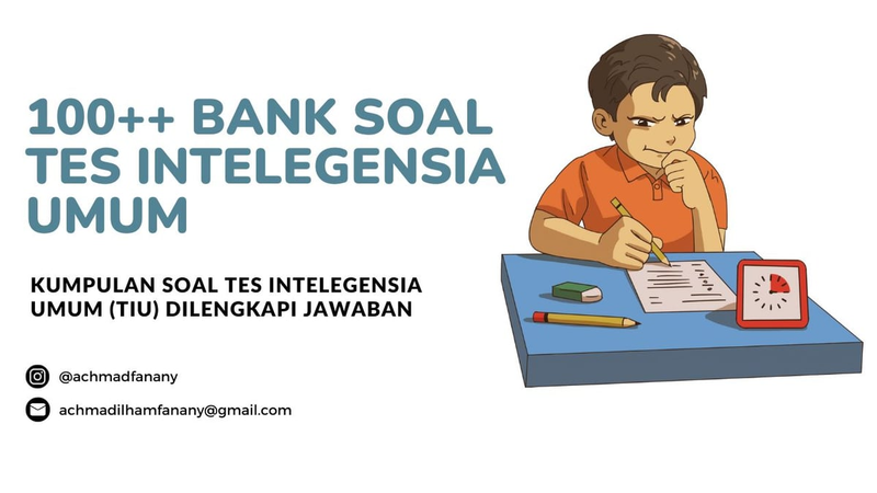 Highlight image for [FREE] 100++ Bank Soal Tes Intelegensia Umum (TIU)