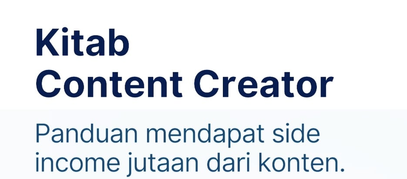 Highlight image for Ebook Bundling 3 kitab Content Creator  ber-penghasilan dari konten