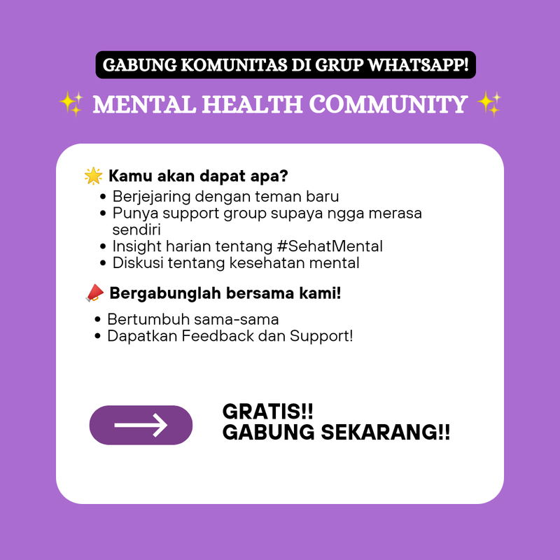 Highlight image for [FREE] Group Whatsapp Community Kesehatan Mental