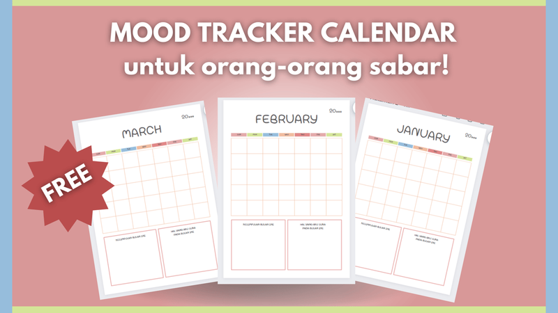 Highlight image for MOOD TRACKER CALENDAR - Untuk Orang-Orang Sabar