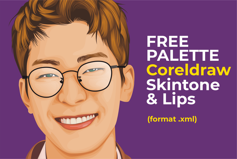 Highlight image for [ FREE ] PALETTE CORELDRAW UNTUK SKINTONE DAN LIPS VECTOR (format .xml)