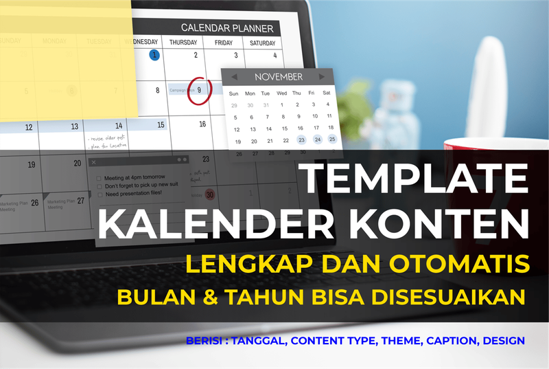 Highlight image for TEMPLATE KALENDER KONTEN GRATIS